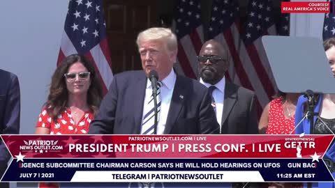 Patriot News Outlet Live | President Trump Full Press Conference | Bedmister, NJ | 7/7/2021