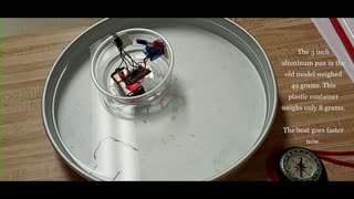 Magnetic Powered Boat 3 Inches In Diameter Using Servo, Arduino Nano and IR Remote _3