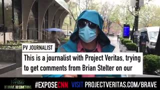 Project Veritas Asks Brian Stelter Questions About His Network's Propaganda Narrative