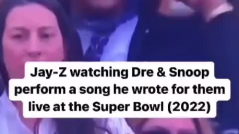 Jay Z. Slams it during Dr Dre's performance