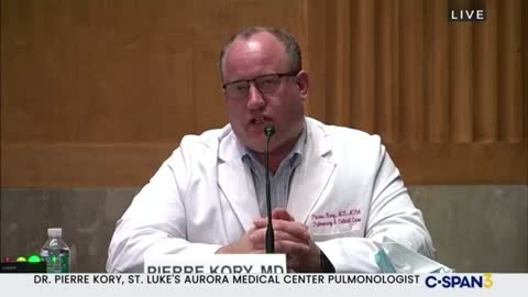 Dr. Pierre Kory US Senate hearing – Ivermectin is 100% cure for COVID-19