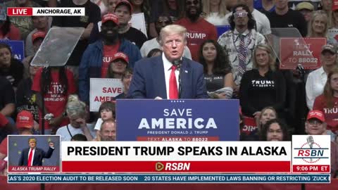 FULL SPEECH: President Donald J. Trump at Save America Rally, Anchorage, AK.