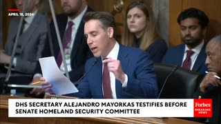 240418 BREAKING NEWS Hawley Explodes At Mayorkas And Accuses Him Of Lying Under Oath.mp4