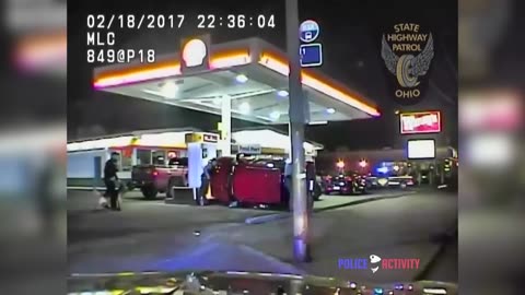 Dangerous Police Chase Ends in Crash at Cleveland Gas Station