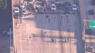 Pro-Palestine “Protestors” Block LA Freeway