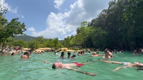 Emerald Pool in Krabi, Thailand