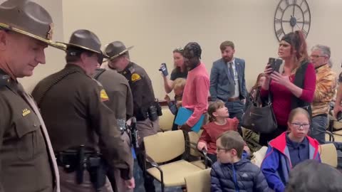 Angry Crowd Erupts When 'We The People' Patriot Gets Handcuffed At Jab Passport Hearing In Utah