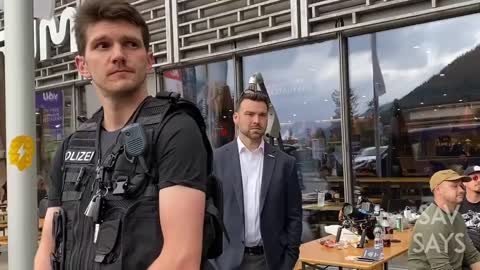 Jack Posobiec detained by Davos Secret Police