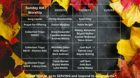 10/22/2023 PM Worship Service