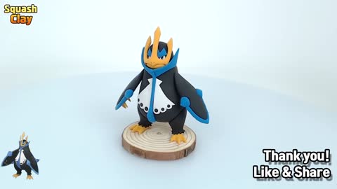 Making Pokemon figurines - Charmander Line!(Charmeleon, Charizard) Pokemon made of Clay - Empoleon!