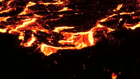 Cool video of volcano in iceland 2021