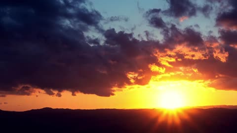 Amazing To Watch Sunset Time Lapse Footage