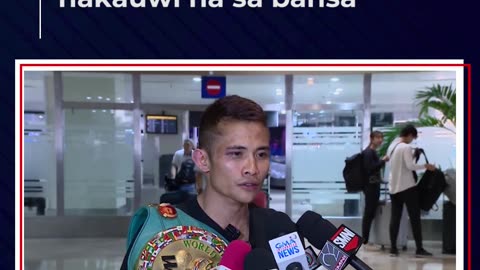 Pinoy WBC Minimumweight Champion Melvin Jerusalem, nakauwi na sa bansa