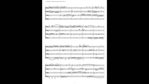 J.S. Bach - Well-Tempered Clavier: Part 2 - Prelude 22 (Euphonium-Tuba Quartet)