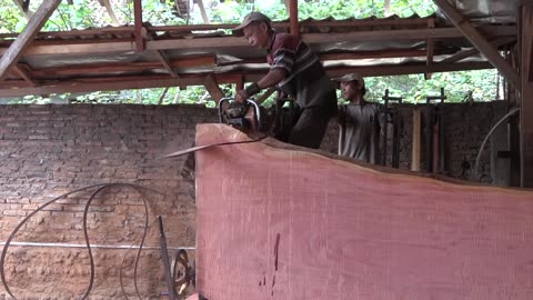 Dangerous Sawmill Process Of Biggest Wood Part 1