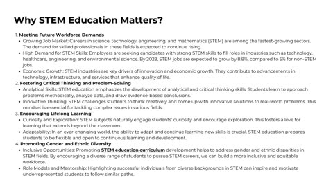 STEM Education Curriculum Development Services: Innovating the Future of Education