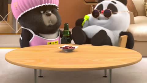 Come on, get drunk#Panda funny anime