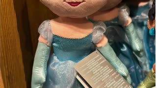 Disney Parks Cinderella Big Eyes Plush Doll #shorts