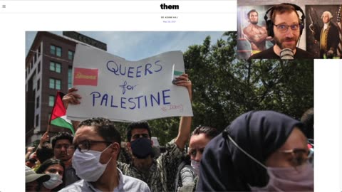 Gays Attacked & Chased Out of Pro Palestine Rally