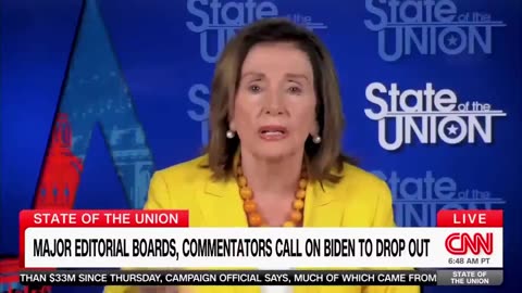 Pelosi Bumbles Answer on Why 72% of Americans Want Biden to Drop Out