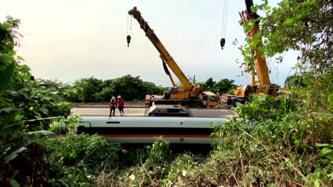 Taiwan releases train crash suspect on bond