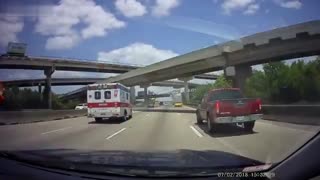 Oversize load crashes a crane into two overpasses