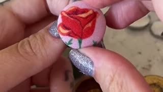 A rose style buckle