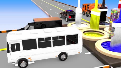 Mega track big trucks parking with street Vehicles and lift parking Animated Car Parking Videos