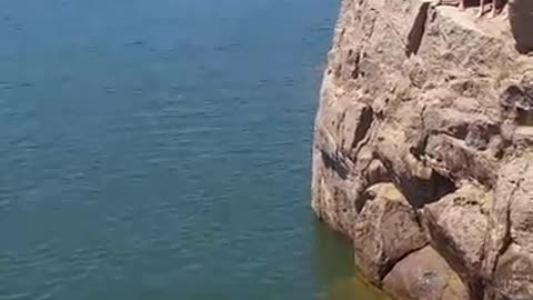 Cliff diving fail #news