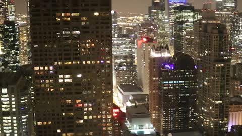 Chicago at Night in CinemaScope