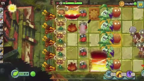 Plants vs Zombies 2 Lost City - Day 6
