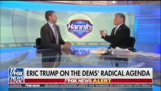 Eric Trump responds to Kamala Harris's radicalism