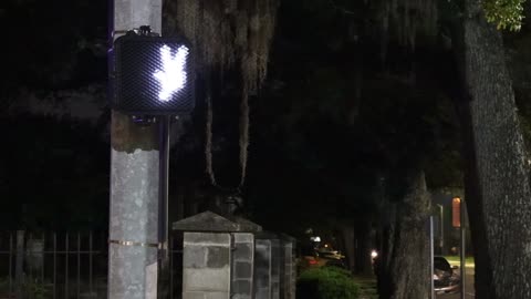 Upside Down Pedestrian Signal