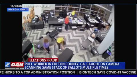 OAN Report of Voter Fraud in Fulton Co. GA