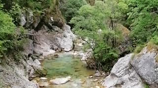 Beautiful small river, Northern Italy