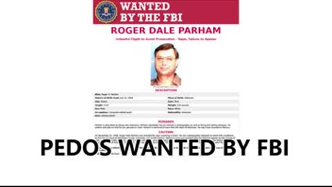 PEDOS WANTED BY THE FBI