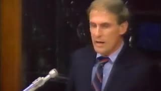 February 14, 1989 - New US Senator Dan Coats Addresses Indiana General Assembly