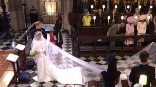 Royal Entrance At The Wedding Of Meghan Markle and Prince Harry