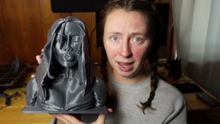 3D Printing a Stylized Female made in Blender