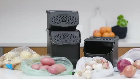 Tupperware mates! Potato, garlic and onion storage