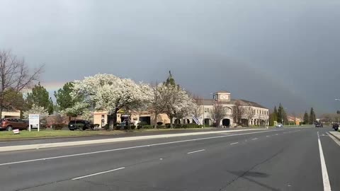 Double rainbow in Chico CA