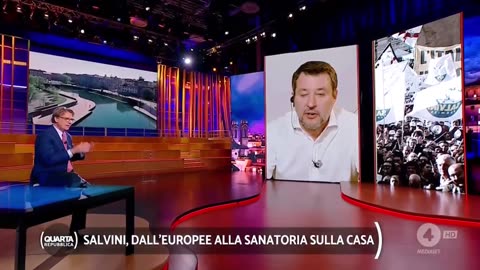 🔴 Matteo Salvini a "Quarta Repubblica" (Rete 4, 27.05.2024)