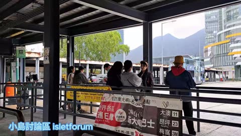 東涌達東路巴士總站，車等人？Tung Chung Tat Tung Road Bus Terminus