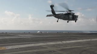 USS THEODORE ROOSEVELT Flight Operations in South China Sea
