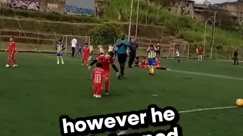 He Tricked His Mom To Invade The Football Pitch! 🤣