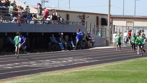 Wyatt first track meet - 100 Meter - Chickasha, OK.