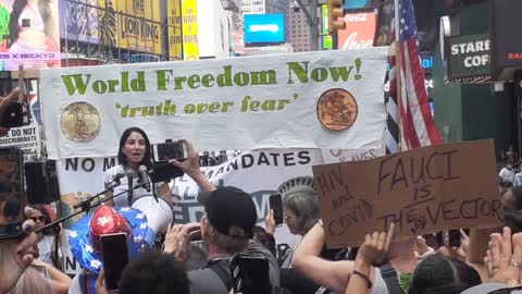 Freedom Rally Manhattan-"We do not discriminate"