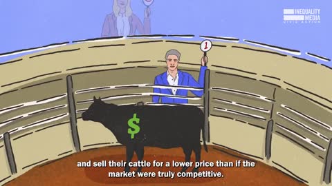 4 Corps own the US meatpacking industry. In 1977 it was 25% of the market, today its 85%.