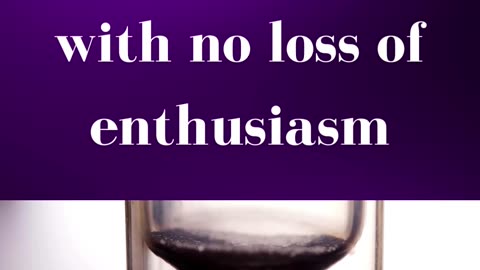 Stay enthusiastic 😊