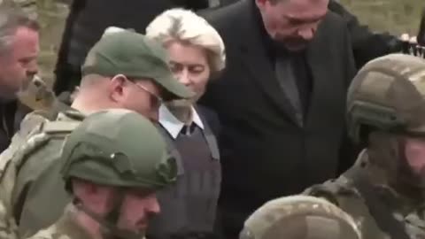 Eu’s von der leyen showen bodies of victims of bucha massacre in Ukraine